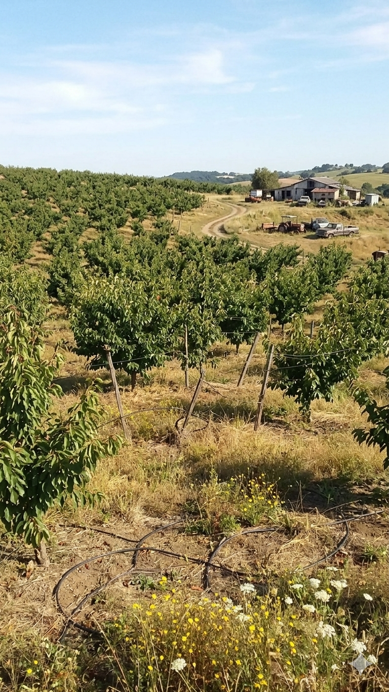 Cerezos en Quillón